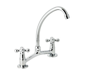 Mezclador mesada 8" caño tubo NEW REGENT